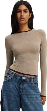 Cotton On Women's Double Layer Long Sleeve