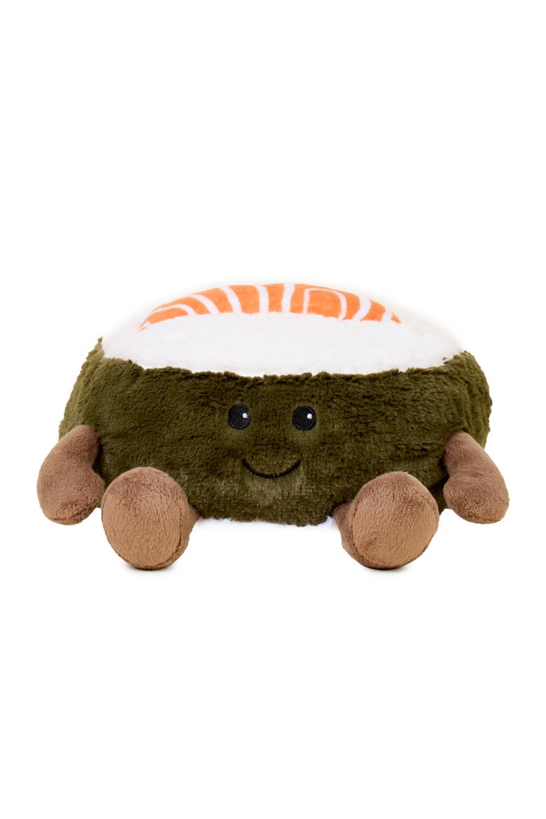 Salmon Sushi Plush Toy, Alternate, color, Multi Color