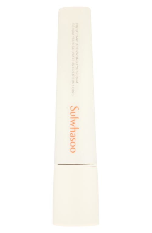 Sulwhasoo First Care Activating Eye Serum In Transparent