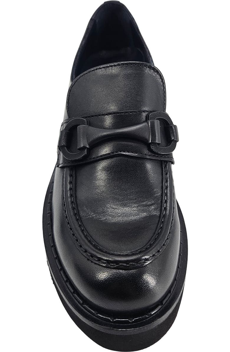 Madison Maison Lug Sole Chunky Loafer, Alternate, color, Black