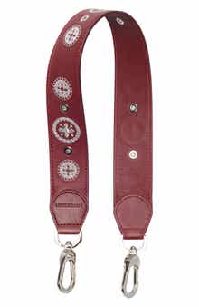 Longchamp Studded Leather Bag Strap