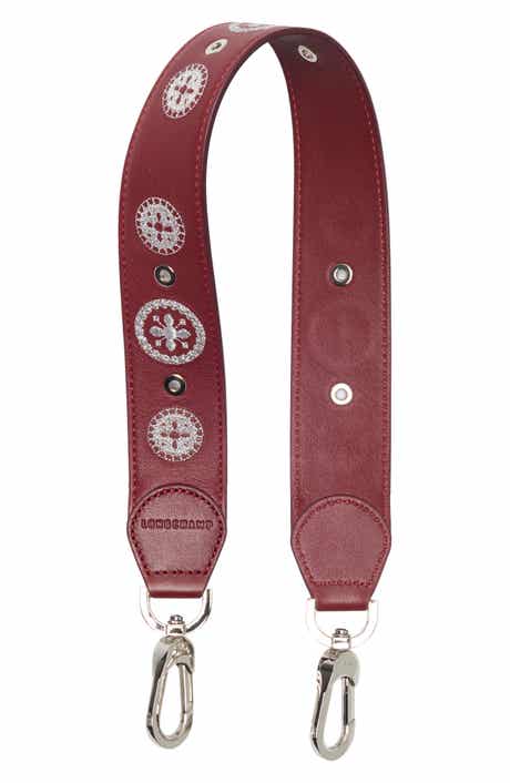 Longchamp Studded Leather Bag Strap