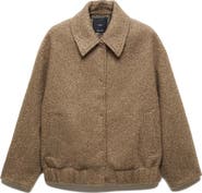 MANGO Oversize Bomber Jacket