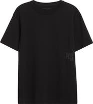 Alexander Wang Puff Logo Cotton Jersey T-Shirt