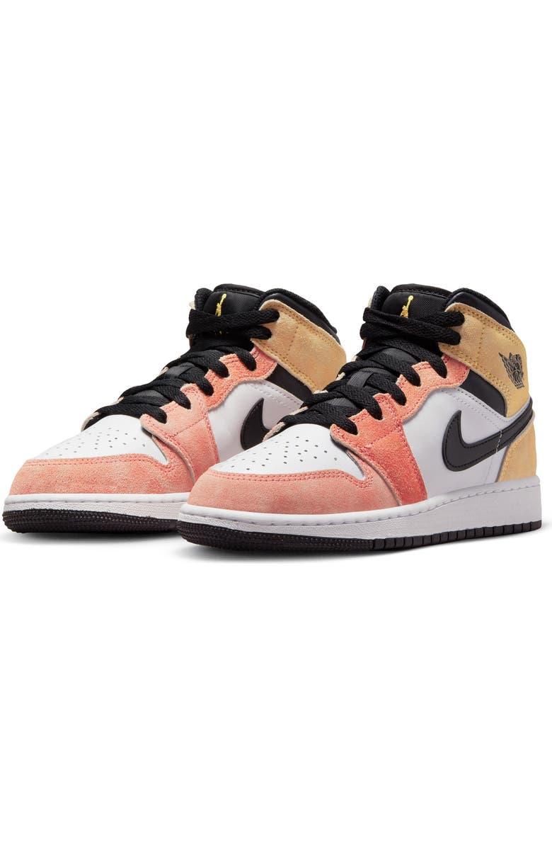 Nike Kids' Air Jordan 1 Mid SE Sneaker, Main, color,