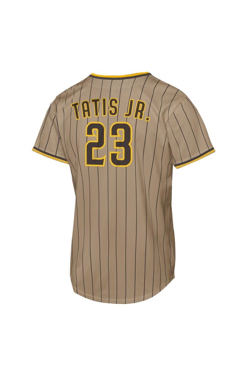 Nike Youth Nike Fernando Tatis Jr. Khaki San Diego Padres Alternate Replica Jersey, Alternate, color, Khaki