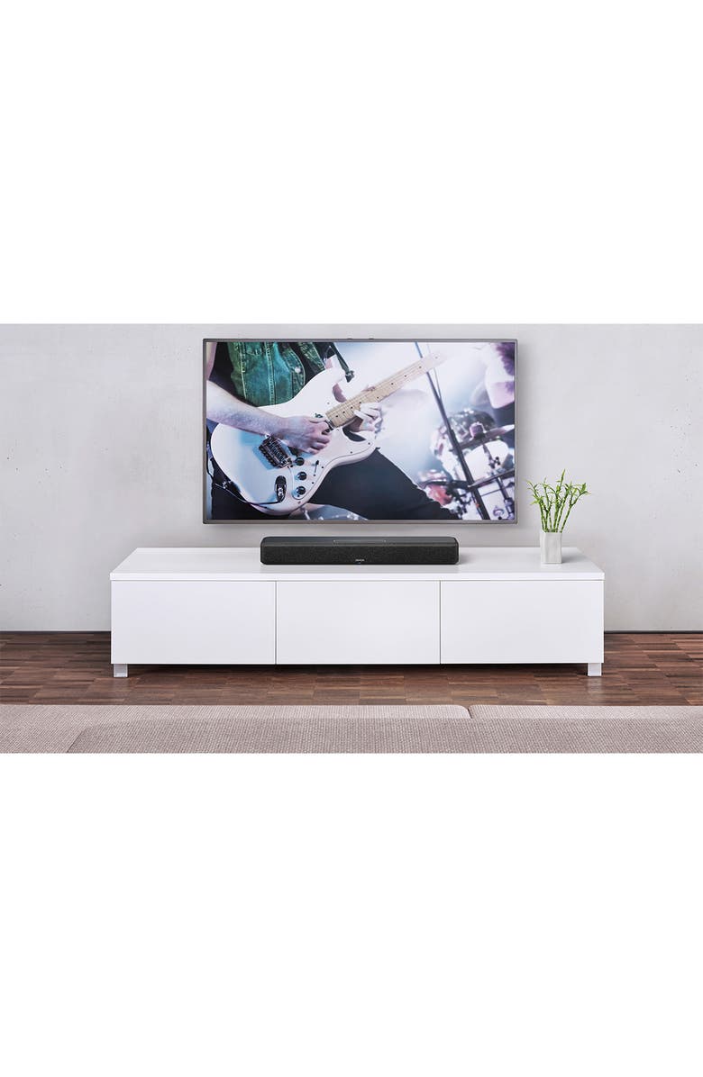 Denon Home Sound Bar 550 with Dolby Atmos and HEOS Built-in and Denon Home Wireless 8" Subwoofer with HEOS, Alternate, color, Black