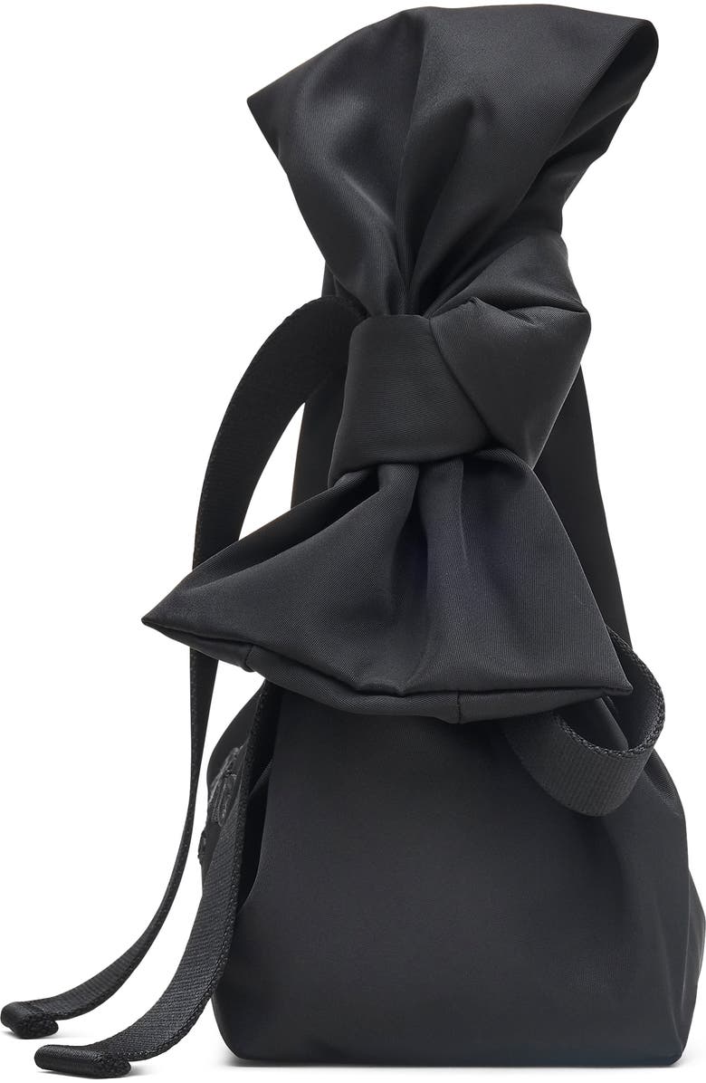 Marc Jacobs The Bow Nylon Mini Sack Bag, Alternate, color, Black