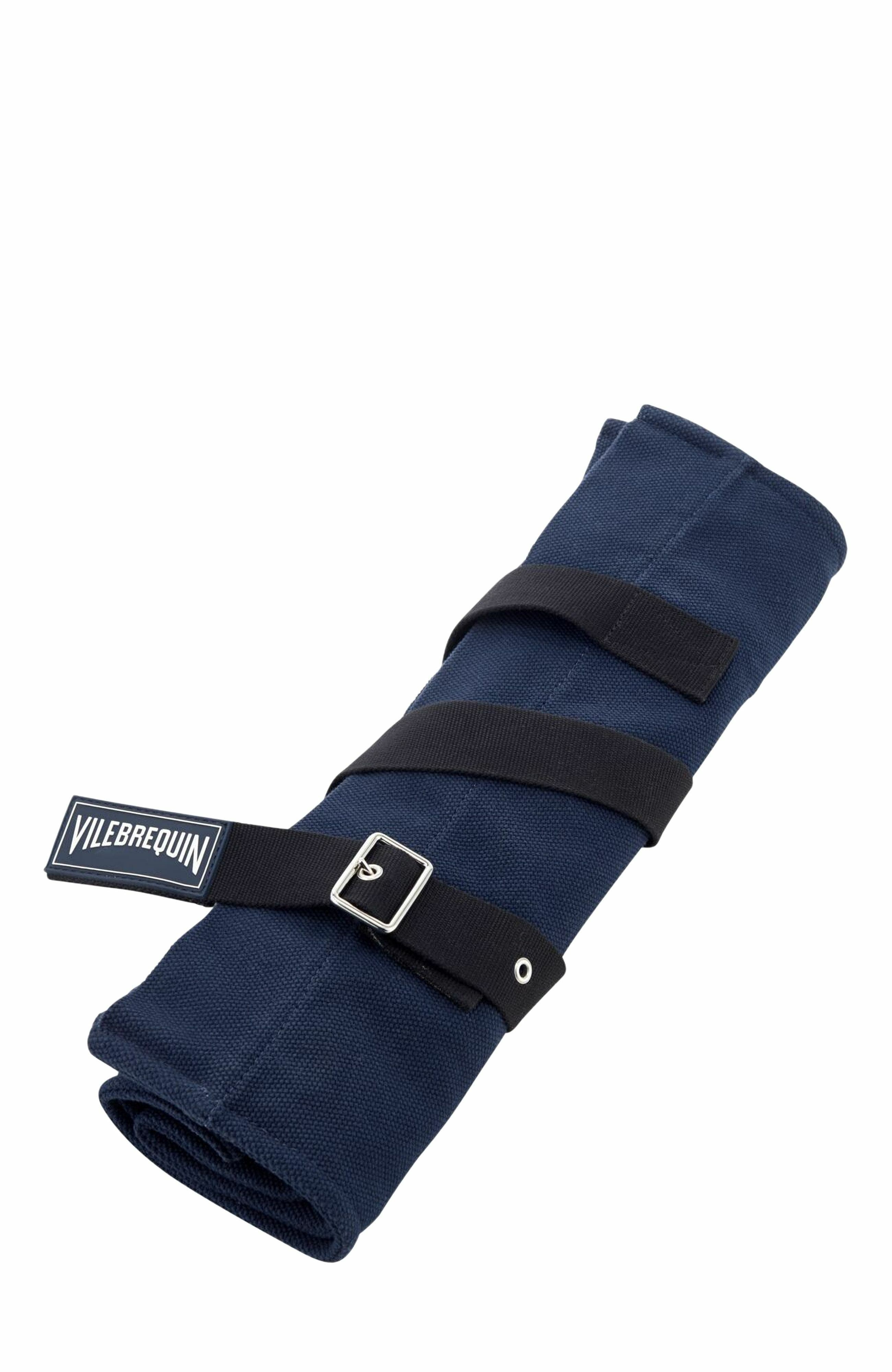 Vilebrequin Solid Beach Bag, Alternate, color, Bleu Marine