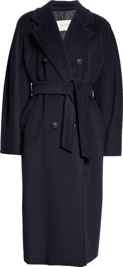 【MAX MARA】Madame double-breasted and coat コート Max Mara Madame Double Breasted Wool & Cashmere Coat | Nordstrom