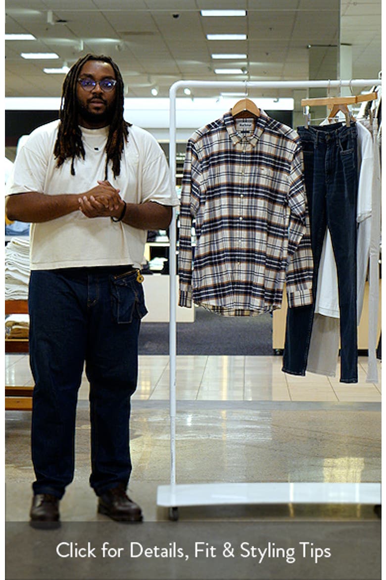 Portdown Tailored Fit Plaid Button-Down Shirt video