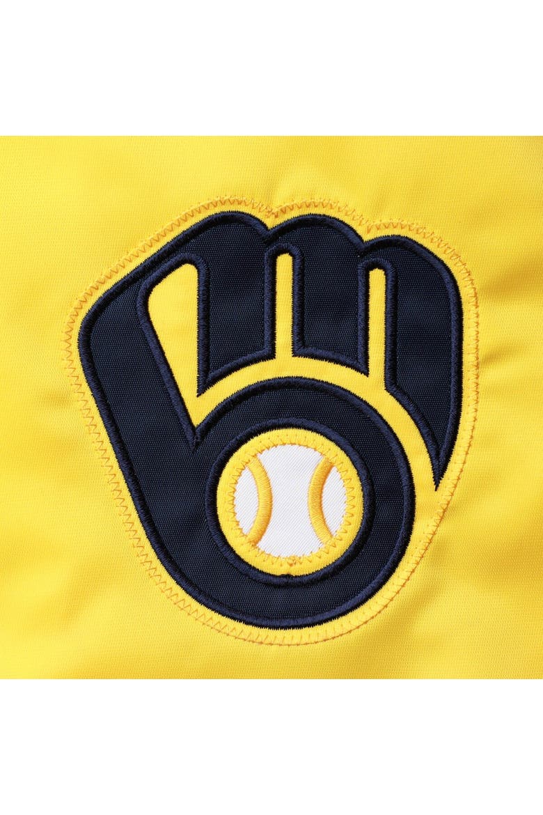 Women's Starter Gold Milwaukee Brewers The Legend Full-Snap Jacket, Alternate, color, Gold