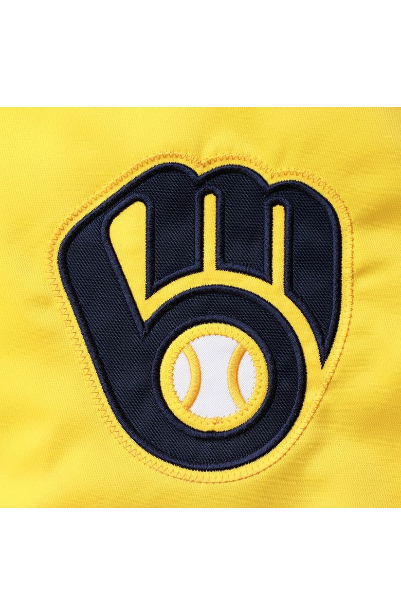 STARTER Women's Starter Gold Milwaukee Brewers The Legend Full-Snap Jacket, Alternate, color, Gold