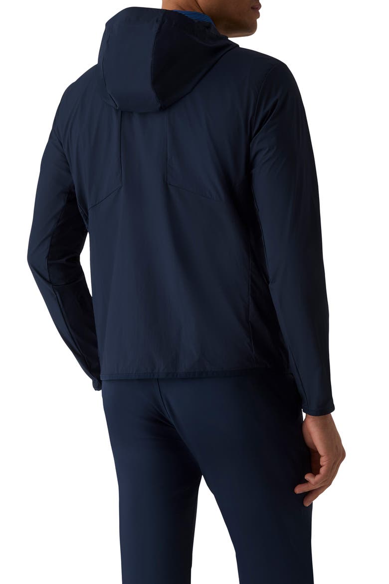 Newago Water Resistant Hooded Golf Jacket, Alternate, color, MALTESE BLUE