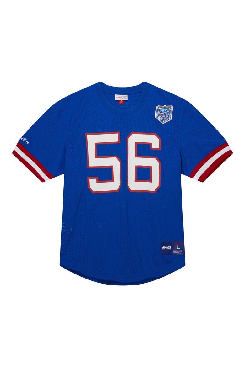 Men's Mitchell & Ness Lawrence Taylor Royal New York Giants Retired Player Name & Number Mesh Top, Alternate, color, Royal