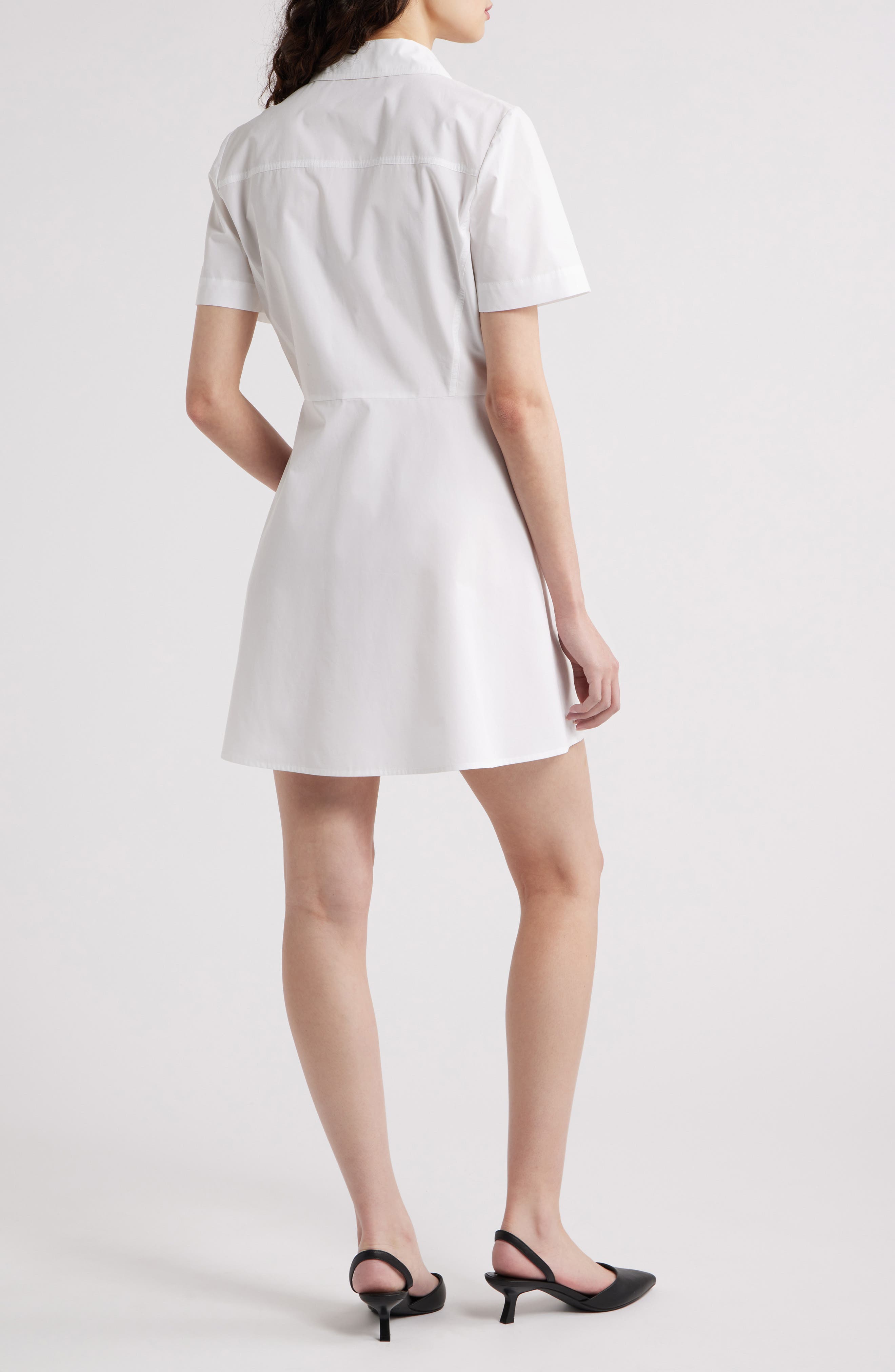 The Flare Mini Shirtdress - image 2