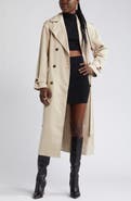 Open Edit Belted Trench Coat