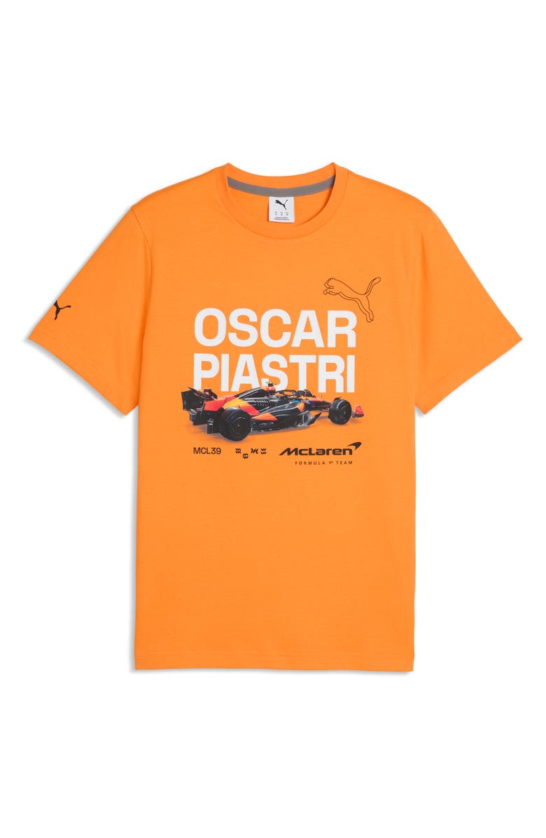 PUMA McLaren Racing Driver Graphic T-Shirt, Main, color, Papaya