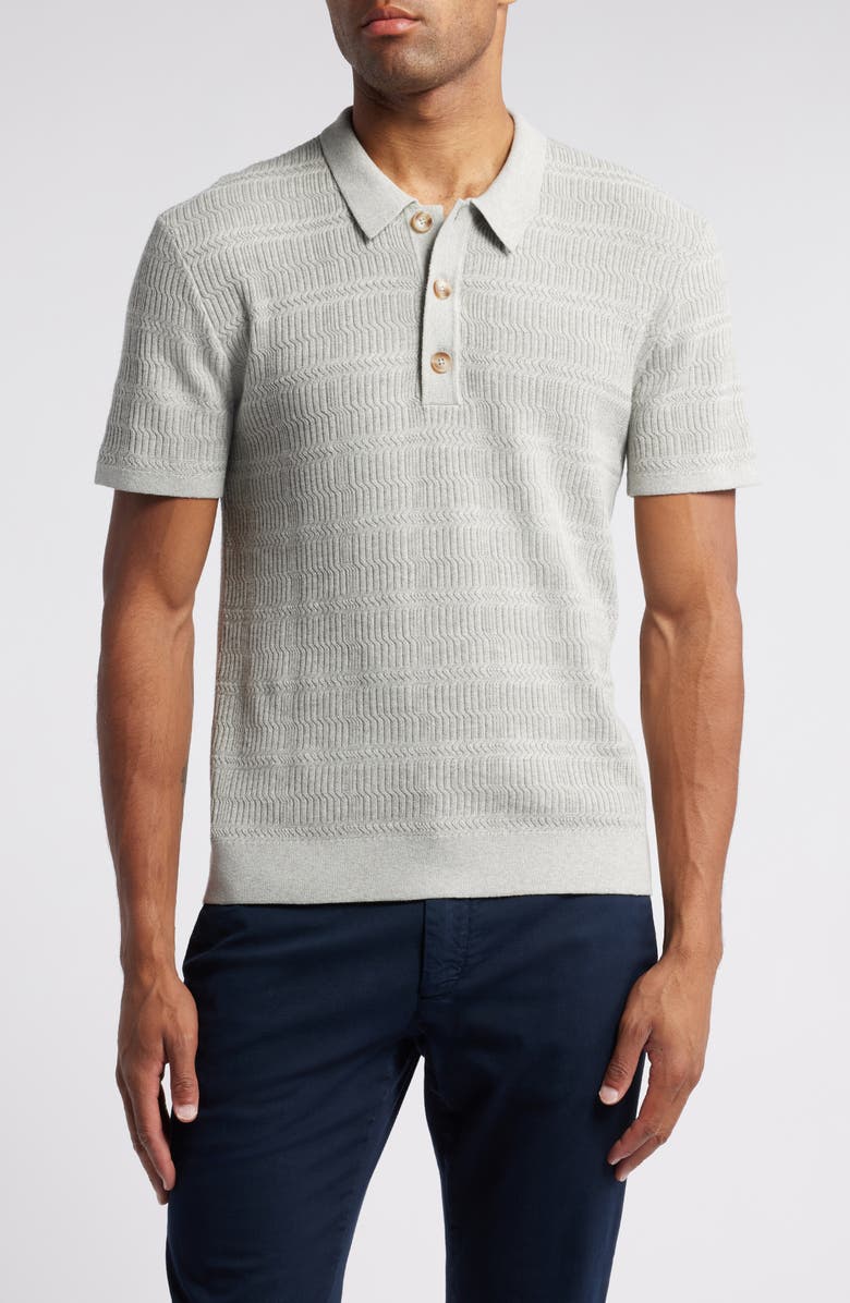 Rails Nathan Cotton Blend Polo Sweater, Main, color, 