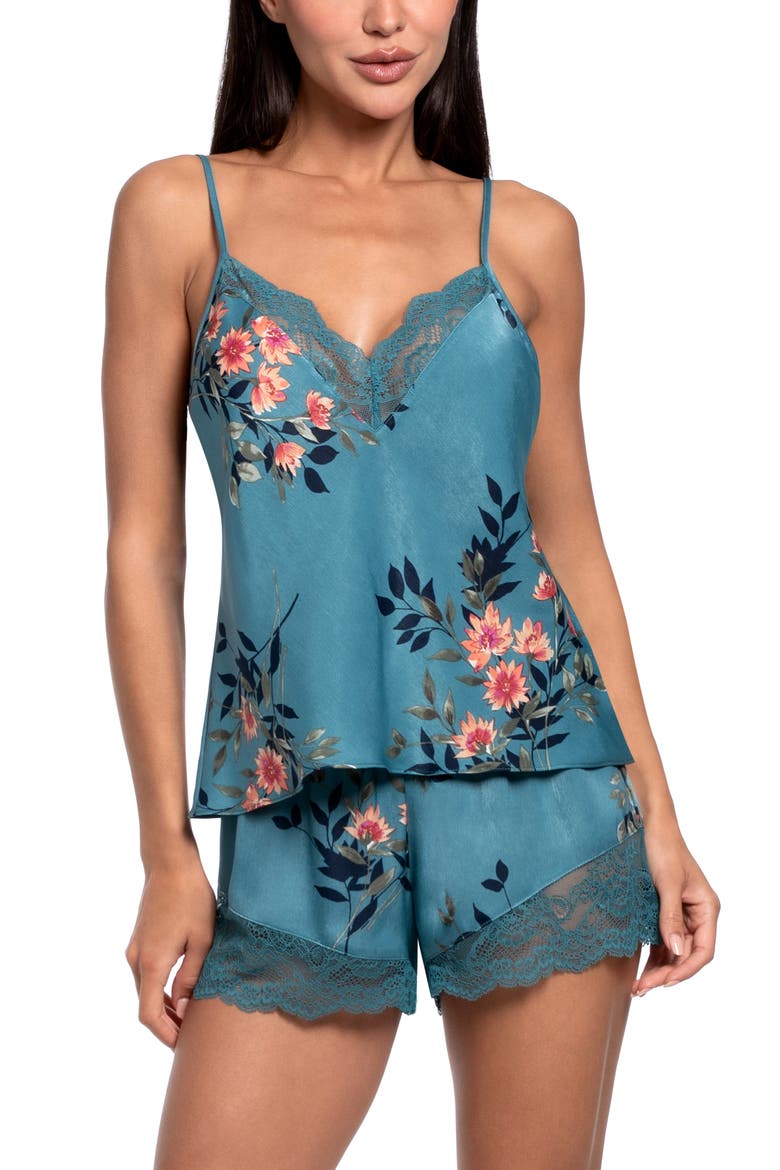 Carlie Cami Short Pajamas, Main, color, CARIBBEAN BLUE