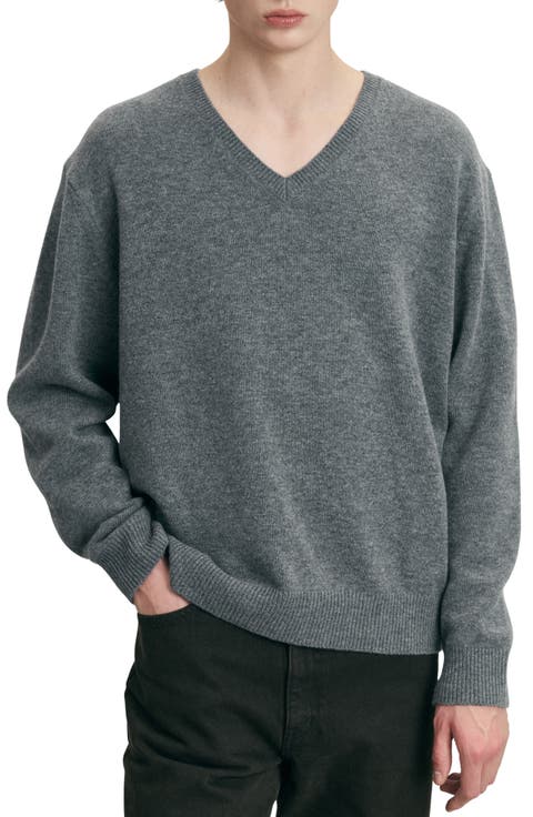 Gender Inclusive Wool & Cashmere V-Neck Sweater