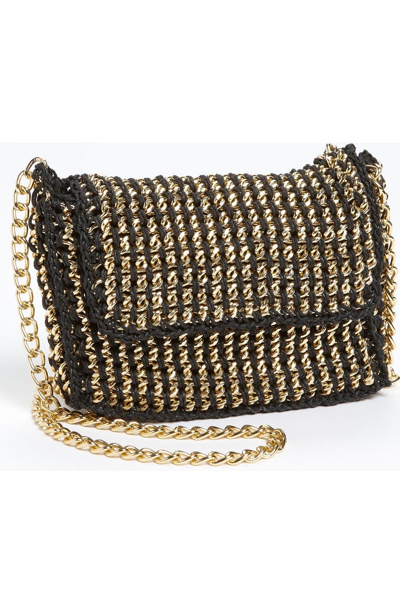 Sondra Roberts Chain Crossbody Bag, Main, color,