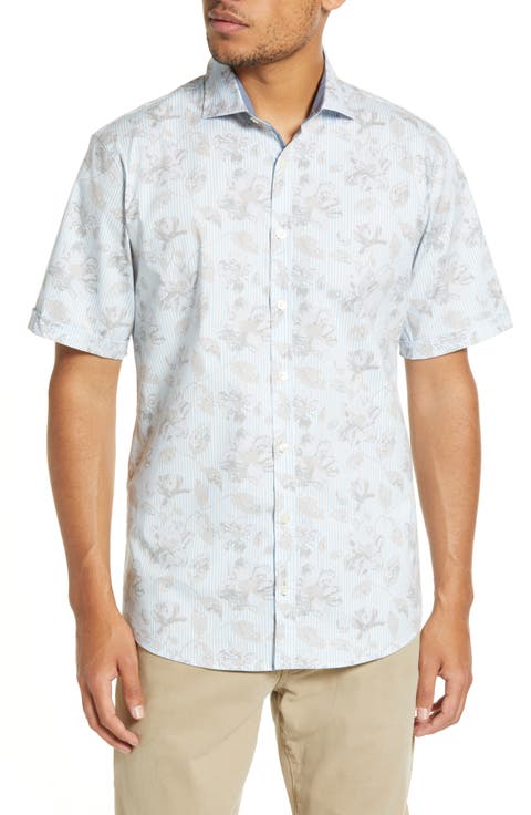 Hardy Cotton Short Sleeve Button-Up Shirt