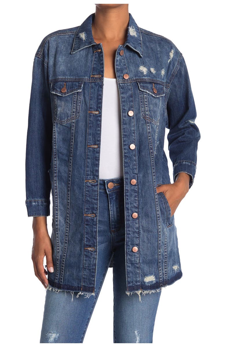 STS Blue Oversized Boyfriend Denim Jacket, Main, color, 