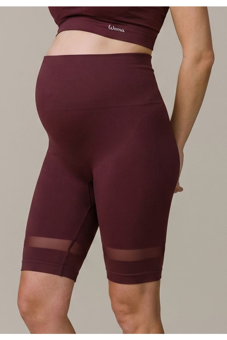 Sport and maternity bike short - Women's, Main, color, Plum