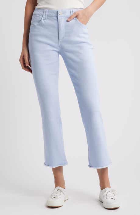 Wit & Wisdom Tatum 'Ab'Solution Frayed High Waist Ankle Flare Jeans