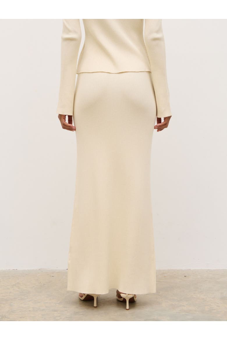 Clemmie Knit Maxi Skirt, Alternate, color, Stone