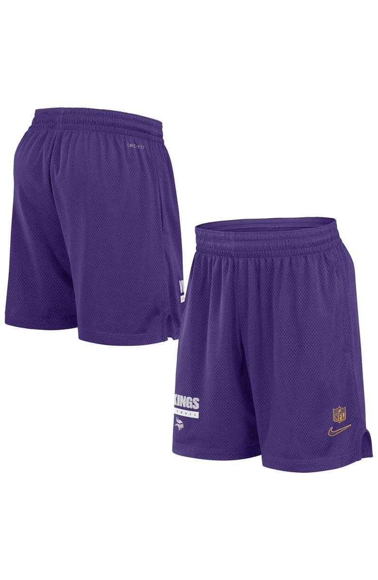 Nike Men's Nike Purple Minnesota Vikings 2024 Sideline Performance Mesh Shorts, Alternate, color, 