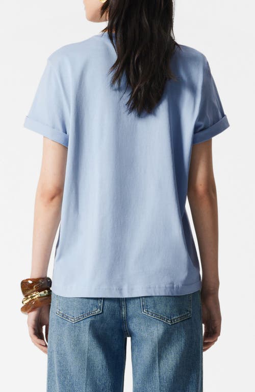 & Other Stories Lilly Cotton T-shirt In Blue