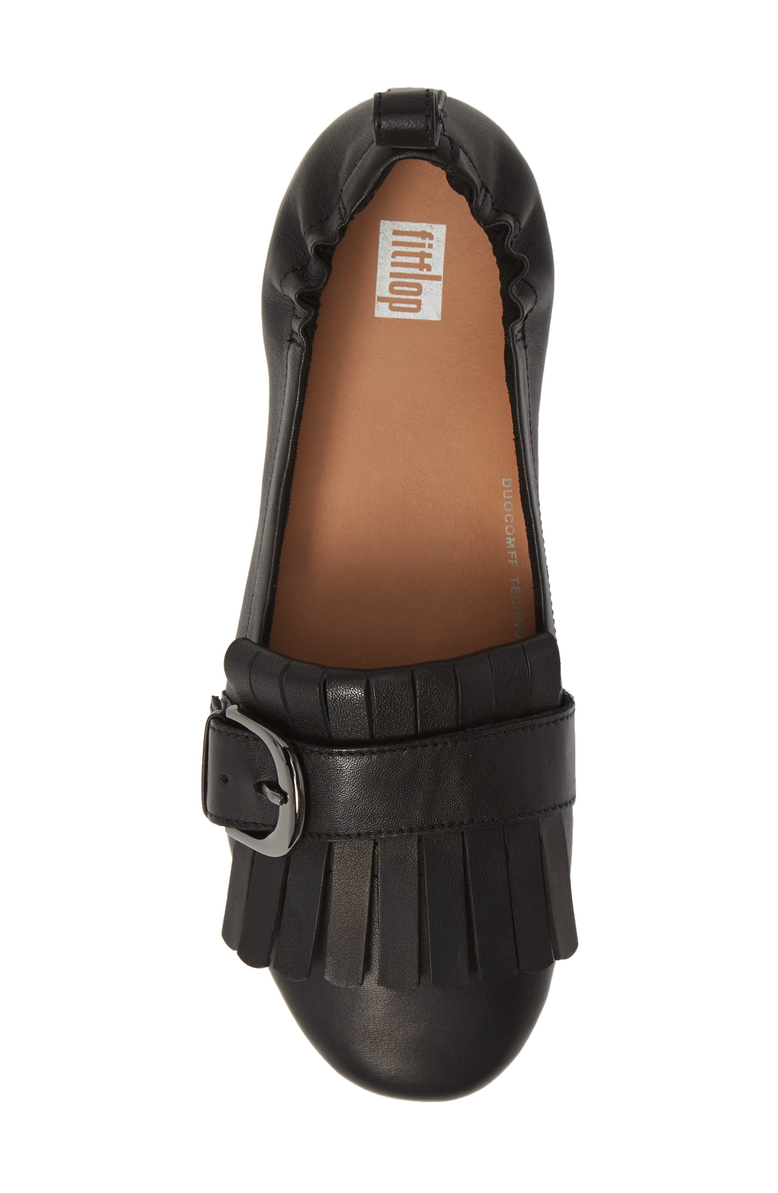 FitFlop Allegro Kiltie Ballet Flat, Alternate, color, 