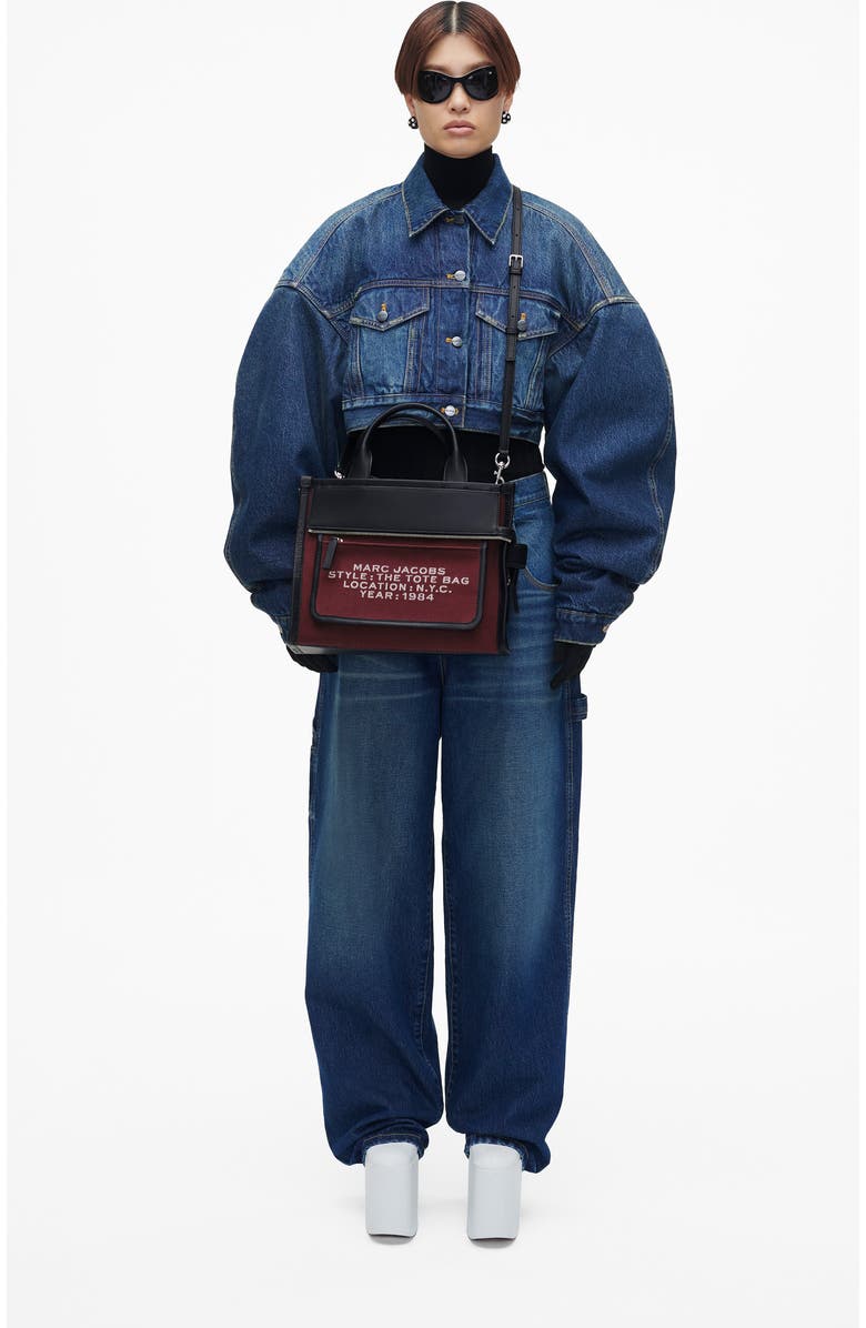 Marc Jacobs The Inside Out Jacquard Medium Tote Bag, Alternate, color,