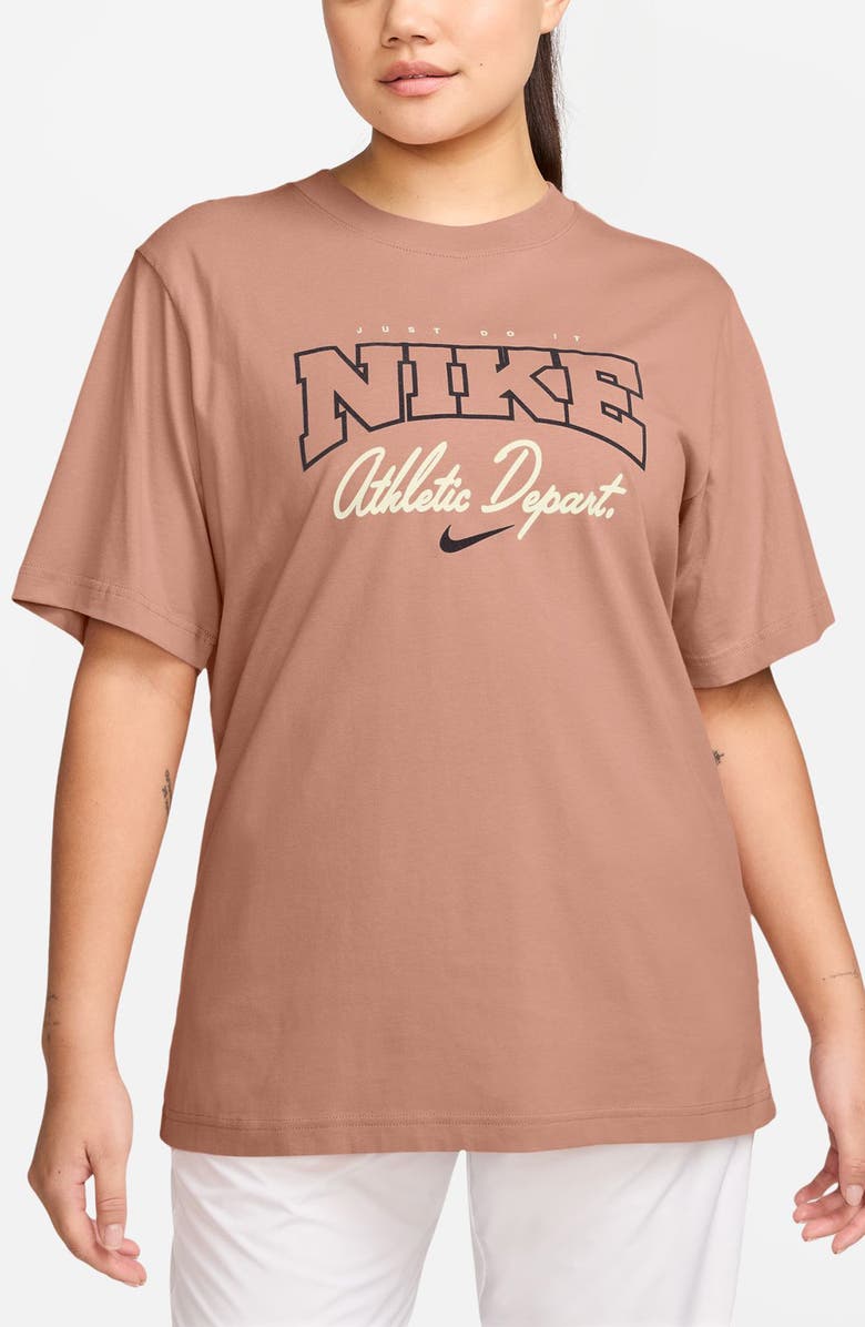 Nike Athletic Department Graphic T-Shirt, Main, color, Rose Gold