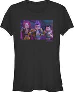 KPop Demon Hunters Junior's KPop Demon Hunters Rumi, Mira and Zoey Ramyeon Graphic T-Shirt