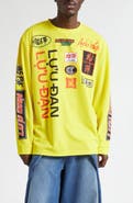 LU'U DAN Motocross Oversize Long Sleeve Graphic T-Shirt