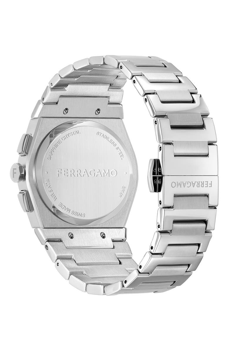 FERRAGAMO Vega Chronograph Bracelet Watch, 42mm, Alternate, color, 