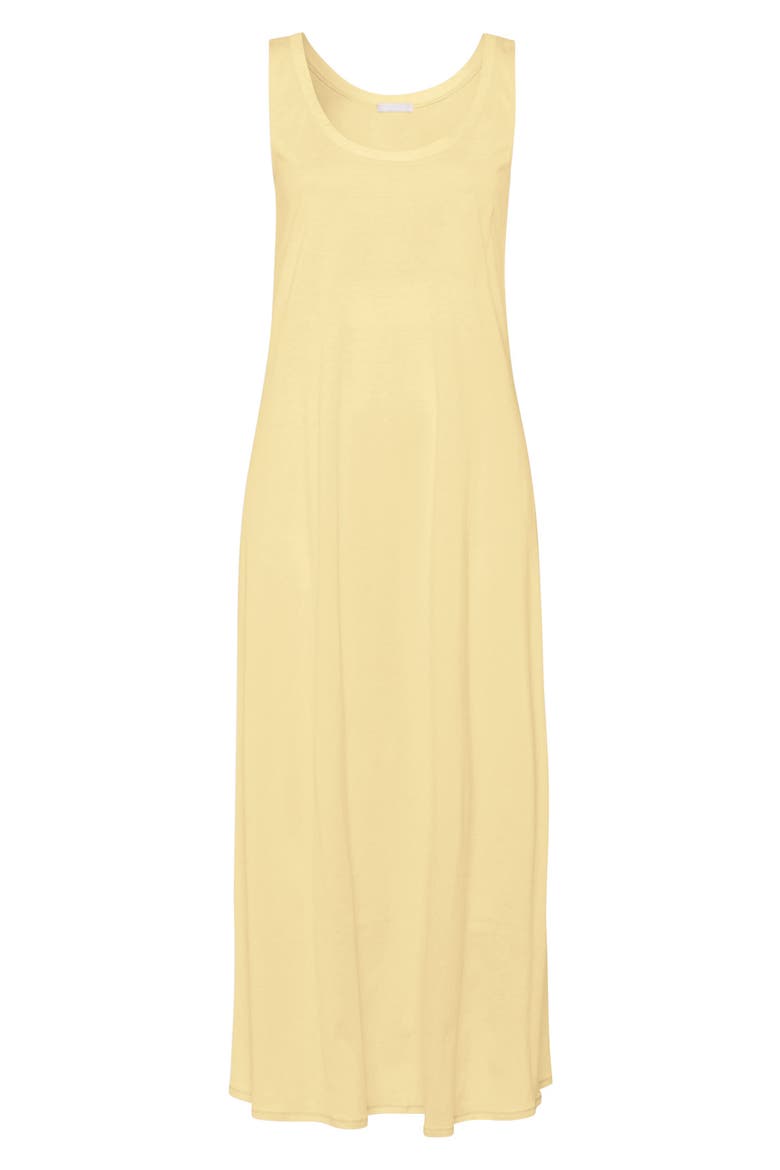 Cotton Deluxe Long Tank Gown, Alternate, color, VANILLA HIGHLIGHT