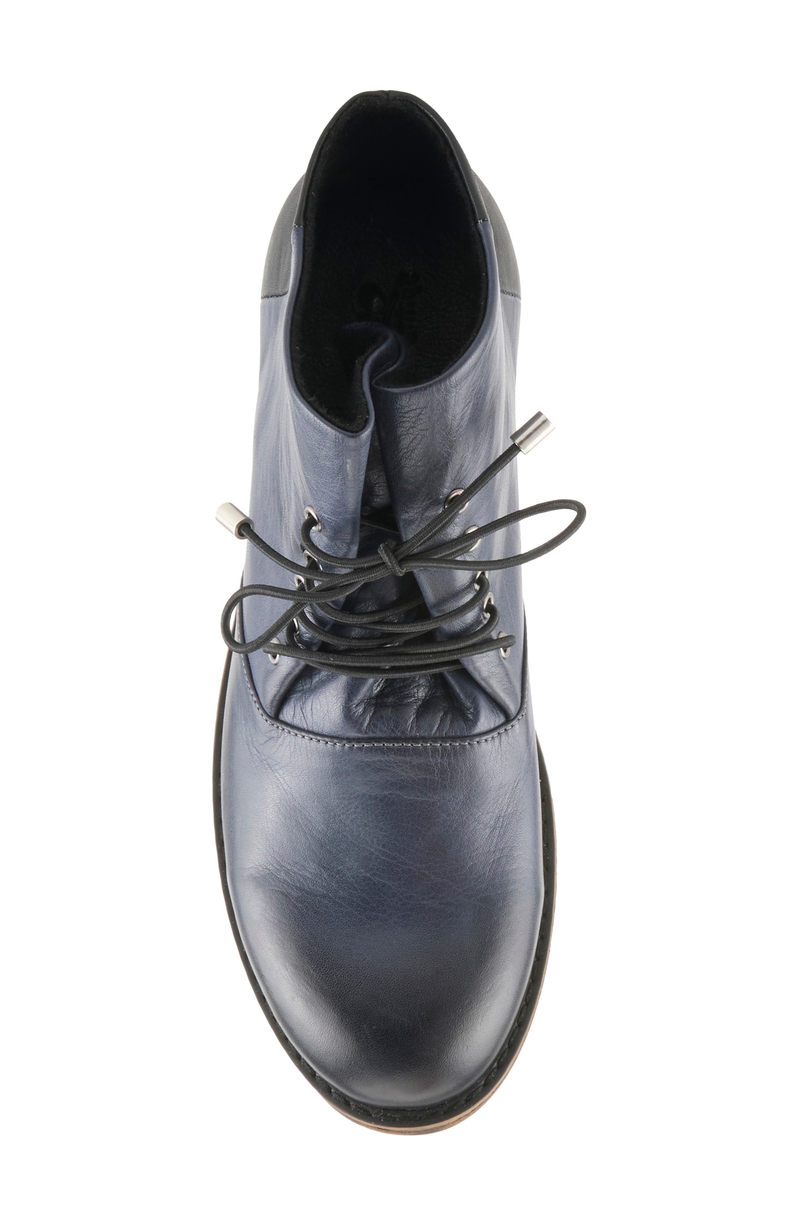 Marable Leather Bootie, Alternate, color, NAVY MULTI