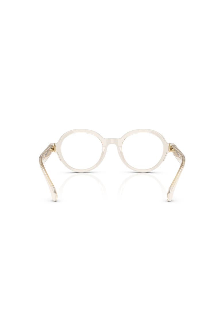49mm Round optical glasses, Alternate, color, White