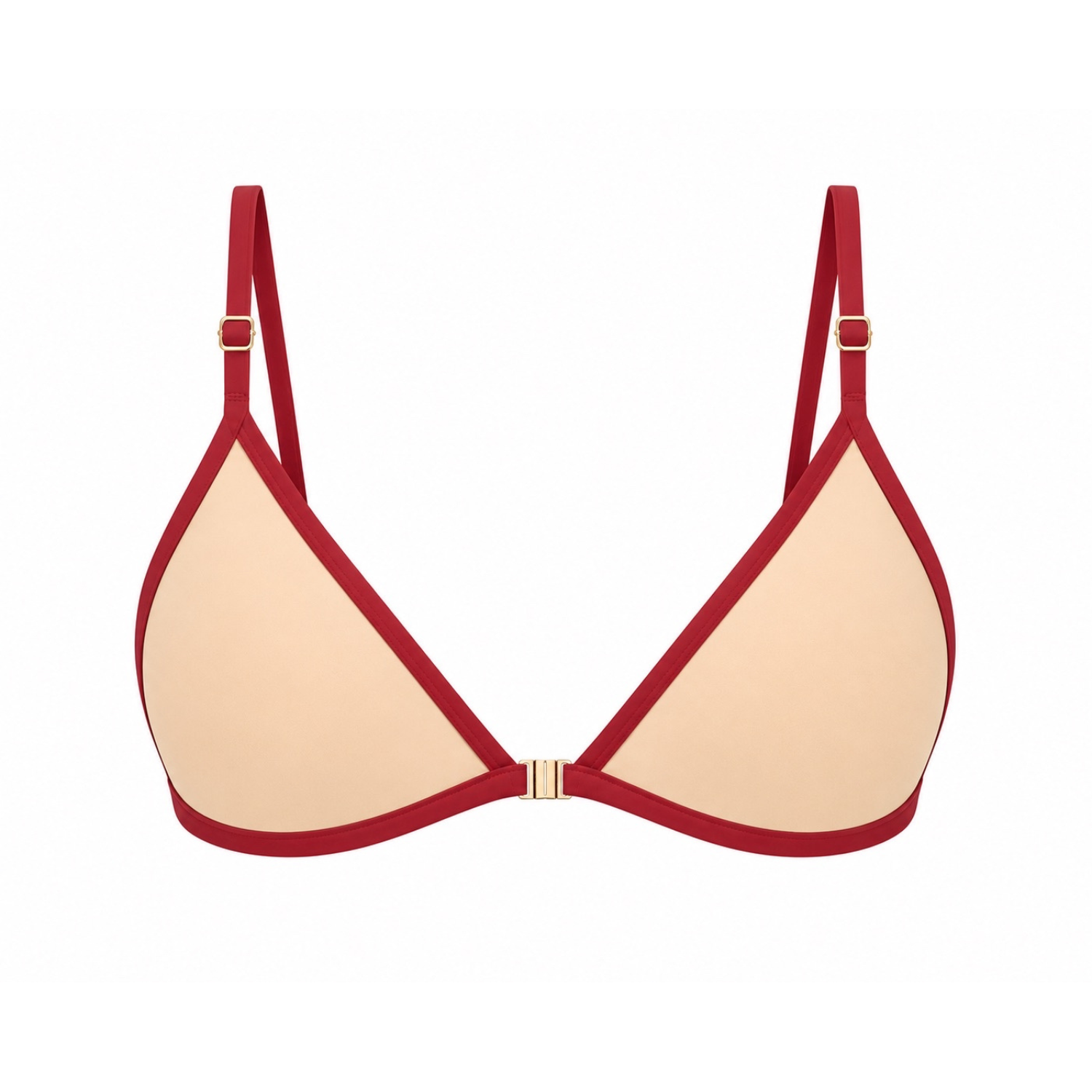 Red and Beige
