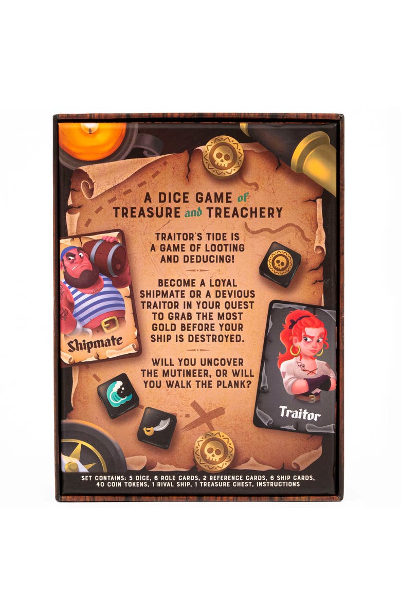 Professor Puzzle Traitor's Tide Treasure & Treachery Dice Game, Alternate, color, 