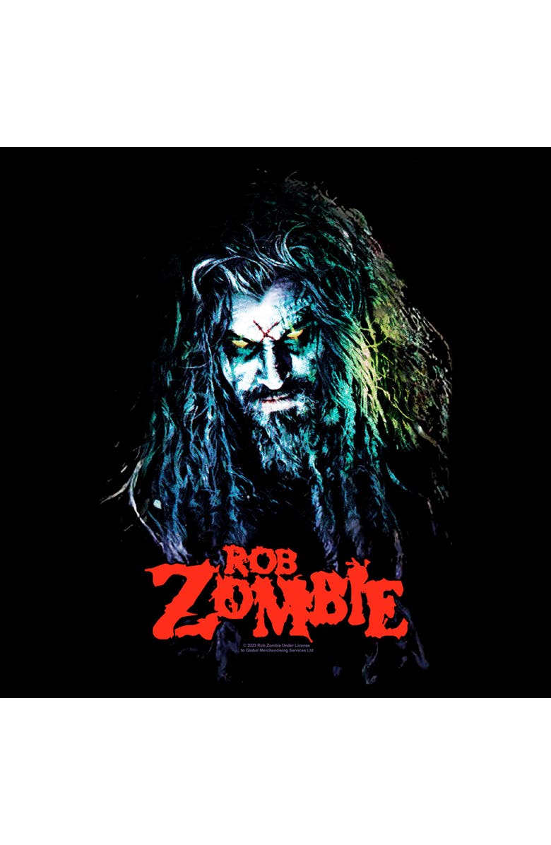 Rob Zombie Men's Rob Zombie Hellbilly Portrait Graphic T-Shirt, Alternate, color, Black
