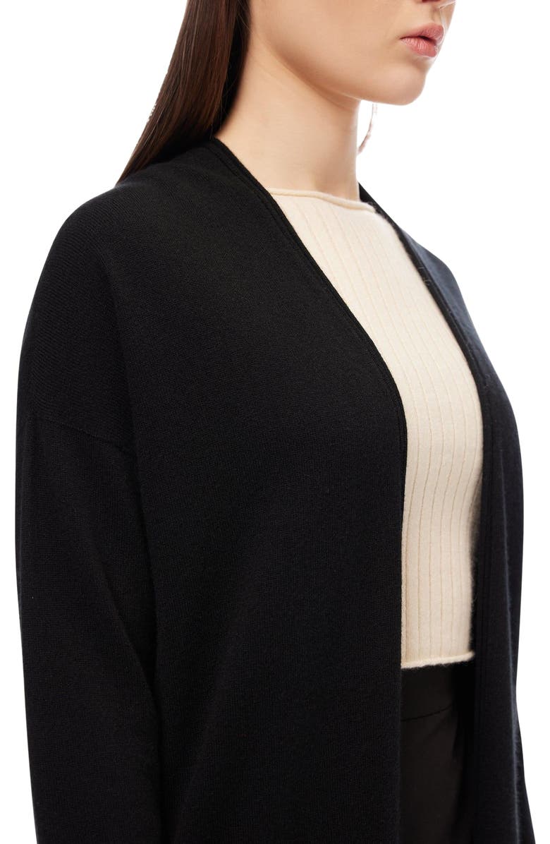 GOBI Mongolian Cashmere 3D Longline Cardigan, Alternate, color, 