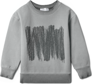 Charlotte & George Boy Painted Print French Fleece Sweatshirt