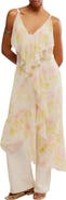 Free People Sunfaded Floral Maxi Tunic