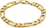 ARGENTO VIVO Men's Figaro Chain Bracelet