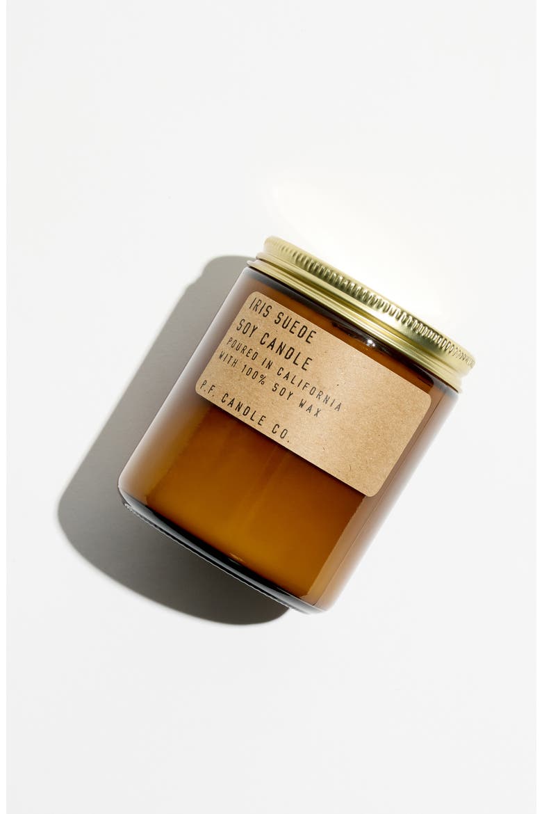 Soy Candle, Alternate, color, IRIS SUEDE